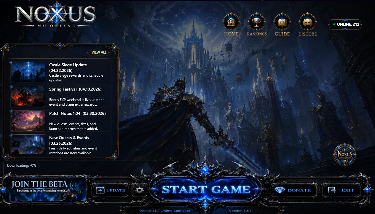 Noxus MU Launcher